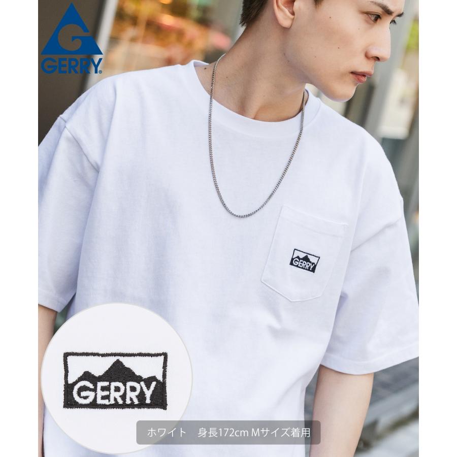 半袖Tシャツ メンズ GERRY ジェリー 別注 マウントロゴ ワンポイント 刺しゅう 半袖T カットソー ポケT アウトドア ストリート アメカジ 古着MIX | GERRY | 06