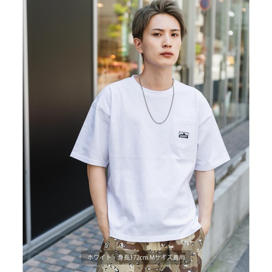 半袖Tシャツ メンズ GERRY ジェリー 別注 マウントロゴ ワンポイント 刺しゅう 半袖T カットソー ポケT アウトドア ストリート アメカジ 古着MIX | GERRY | 08
