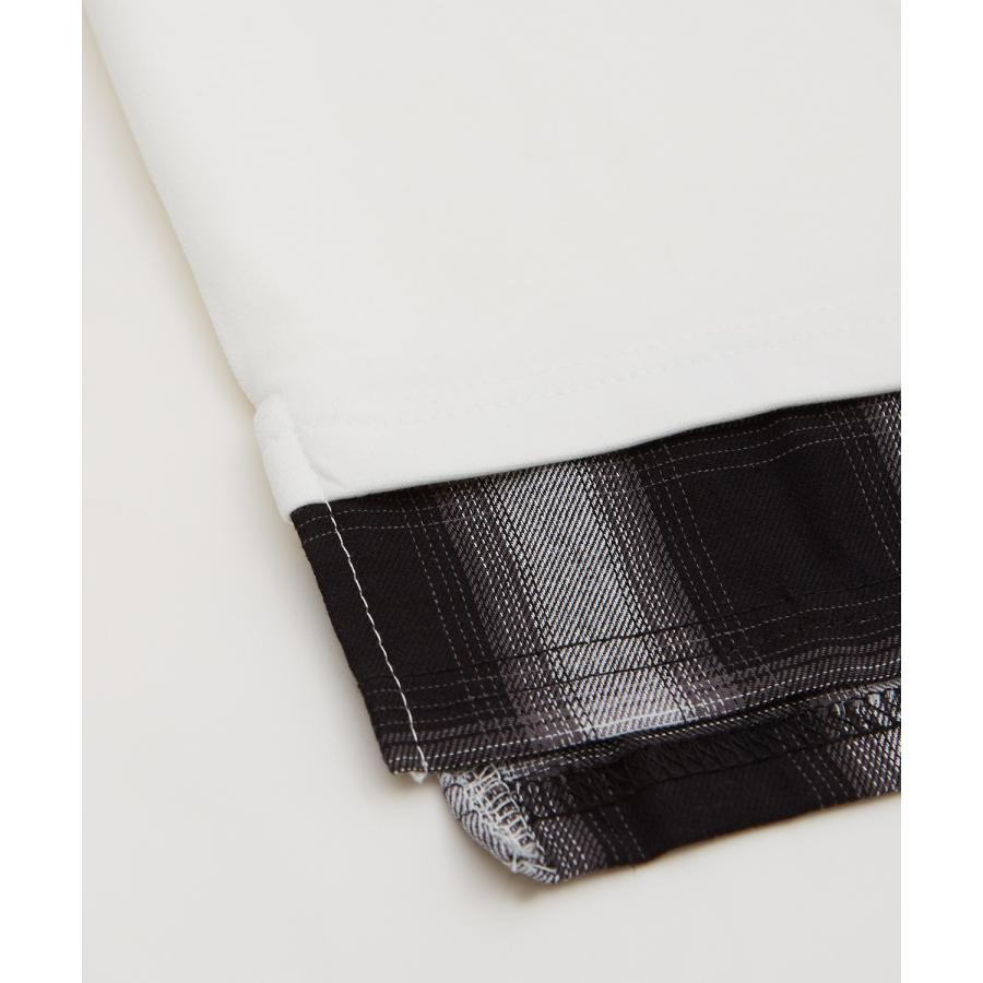 Tシャツ メンズ レディース チェック 半袖 カットソー 大きめ アメカジ カジュアル スケーター ストリート 古着MIX 韓国 | improves | 14