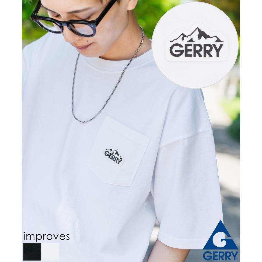 半袖Tシャツ メンズ GERRY ジェリー 別注 マウントロゴ シリコンワッペン 半袖T カットソー ポケT アウトドア ストリート アメカジ 古着MIX | GERRY