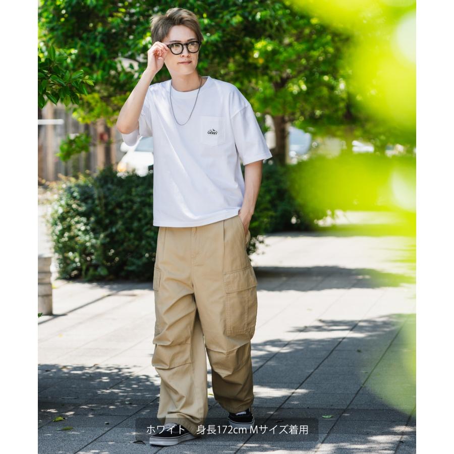 半袖Tシャツ メンズ GERRY ジェリー 別注 マウントロゴ シリコンワッペン 半袖T カットソー ポケT アウトドア ストリート アメカジ 古着MIX | GERRY | 12