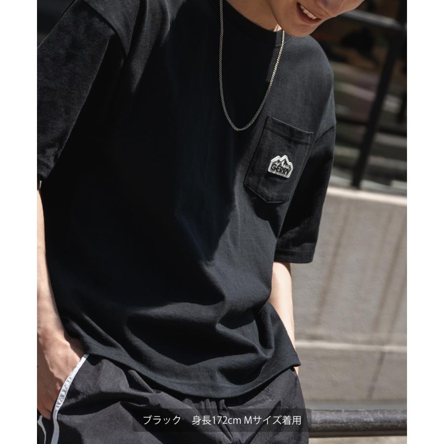 半袖Tシャツ メンズ GERRY ジェリー 別注 マウントロゴ シリコンワッペン 半袖T カットソー ポケT アウトドア ストリート アメカジ 古着MIX | GERRY | 06