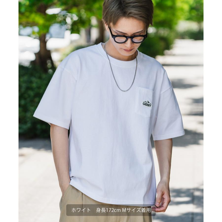 半袖Tシャツ メンズ GERRY ジェリー 別注 マウントロゴ シリコンワッペン 半袖T カットソー ポケT アウトドア ストリート アメカジ 古着MIX | GERRY | 08