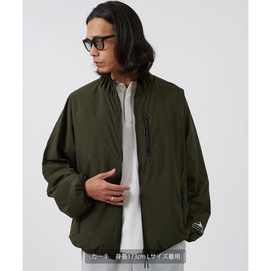 リバーシブル ブルゾン メンズ レディース ナイロンジャケット フリース ボアジャケット 2way アウター 迷彩 カモフラ 総柄 無地 オーバーサイズ | GERRY | 03