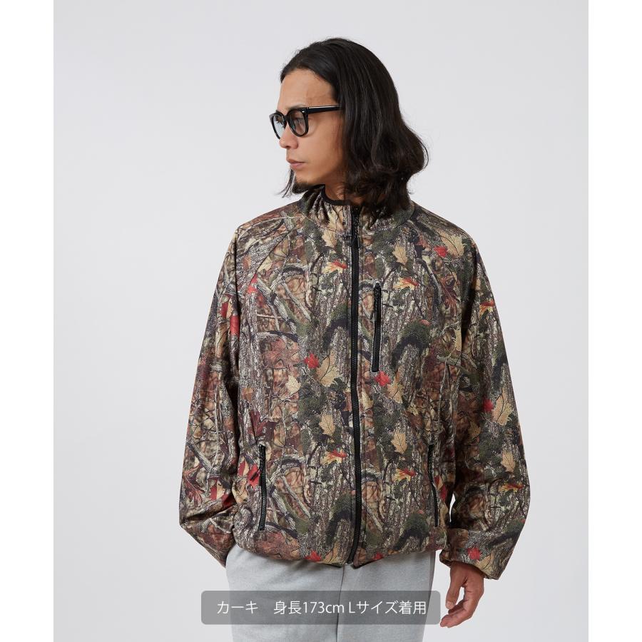 リバーシブル ブルゾン メンズ レディース ナイロンジャケット フリース ボアジャケット 2way アウター 迷彩 カモフラ 総柄 無地 オーバーサイズ | GERRY | 08