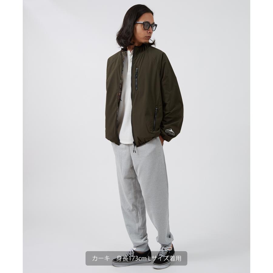 リバーシブル ブルゾン メンズ レディース ナイロンジャケット フリース ボアジャケット 2way アウター 迷彩 カモフラ 総柄 無地 オーバーサイズ | GERRY | 09