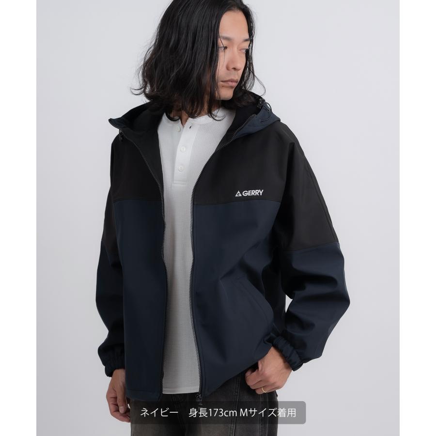 マウンテンパーカー メンズ GERRY ジェリー ワンポイント ブルゾン ウインドブレーカー アウトドア ストリート アメカジ 古着MIX ブラック チャコール | GERRY | 16