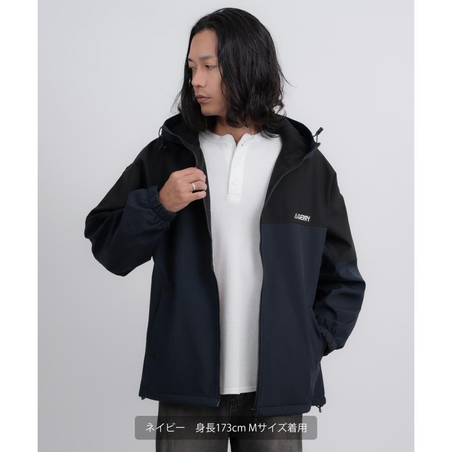 マウンテンパーカー メンズ GERRY ジェリー ワンポイント ブルゾン ウインドブレーカー アウトドア ストリート アメカジ 古着MIX ブラック チャコール | GERRY | 17