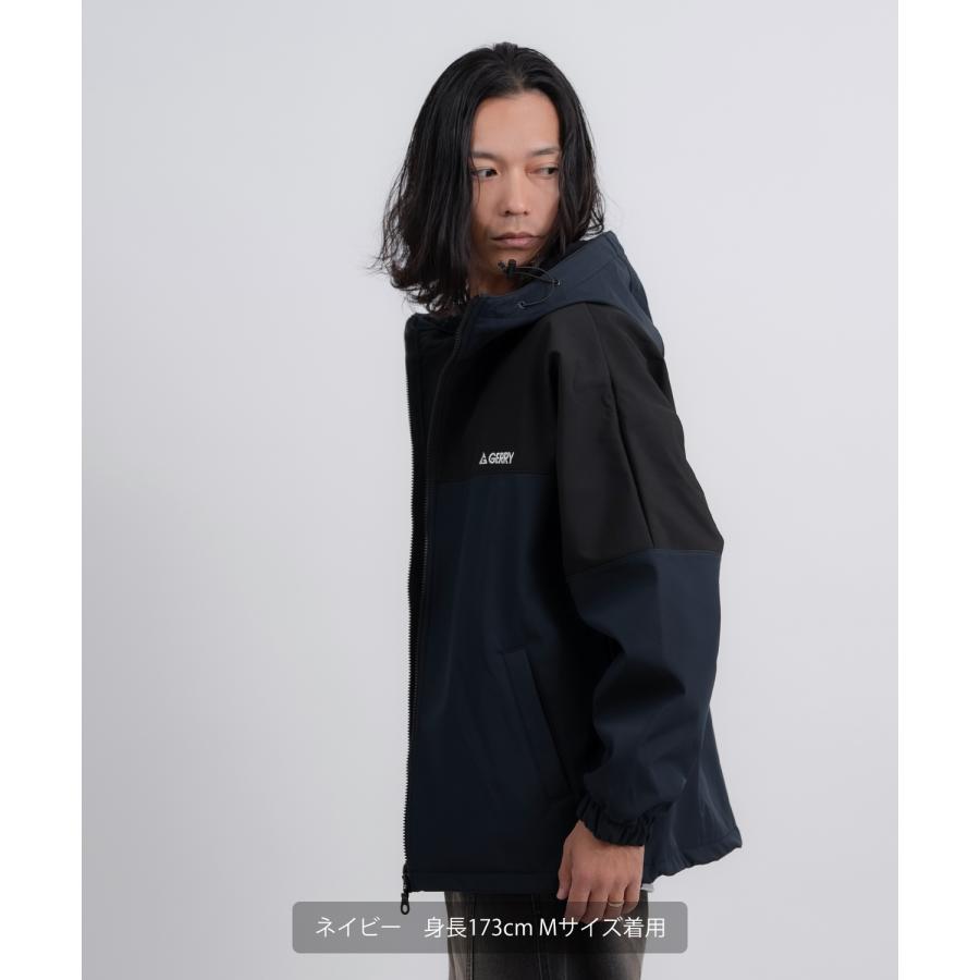 マウンテンパーカー メンズ GERRY ジェリー ワンポイント ブルゾン ウインドブレーカー アウトドア ストリート アメカジ 古着MIX ブラック チャコール | GERRY | 18