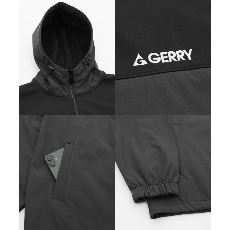 マウンテンパーカー メンズ GERRY ジェリー ワンポイント ブルゾン ウインドブレーカー アウトドア ストリート アメカジ 古着MIX ブラック チャコール | GERRY | 21