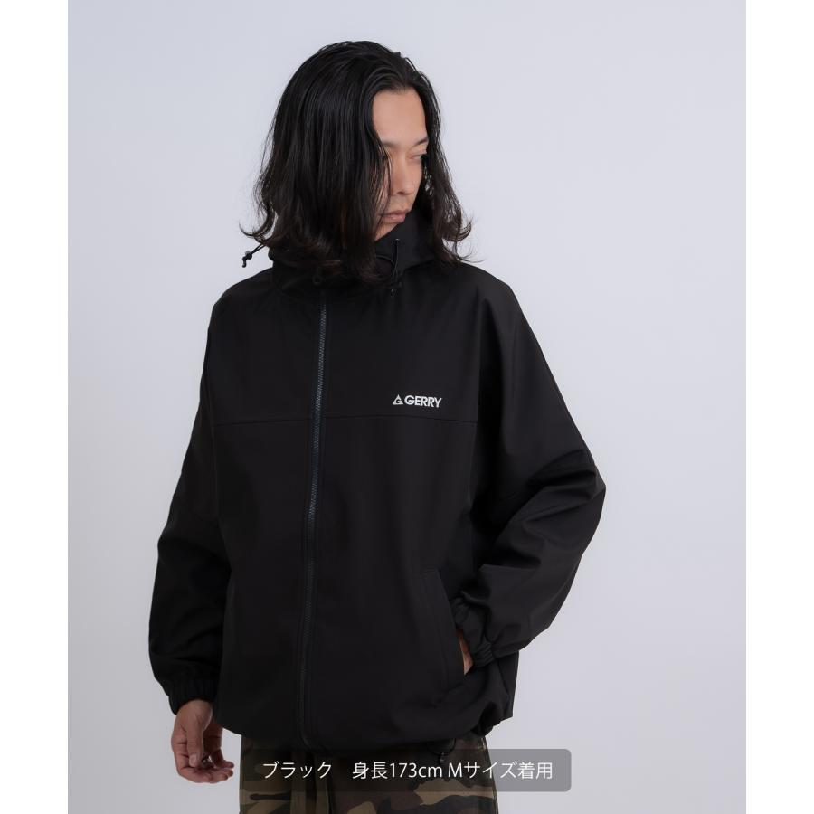 マウンテンパーカー メンズ GERRY ジェリー ワンポイント ブルゾン ウインドブレーカー アウトドア ストリート アメカジ 古着MIX ブラック チャコール | GERRY | 06