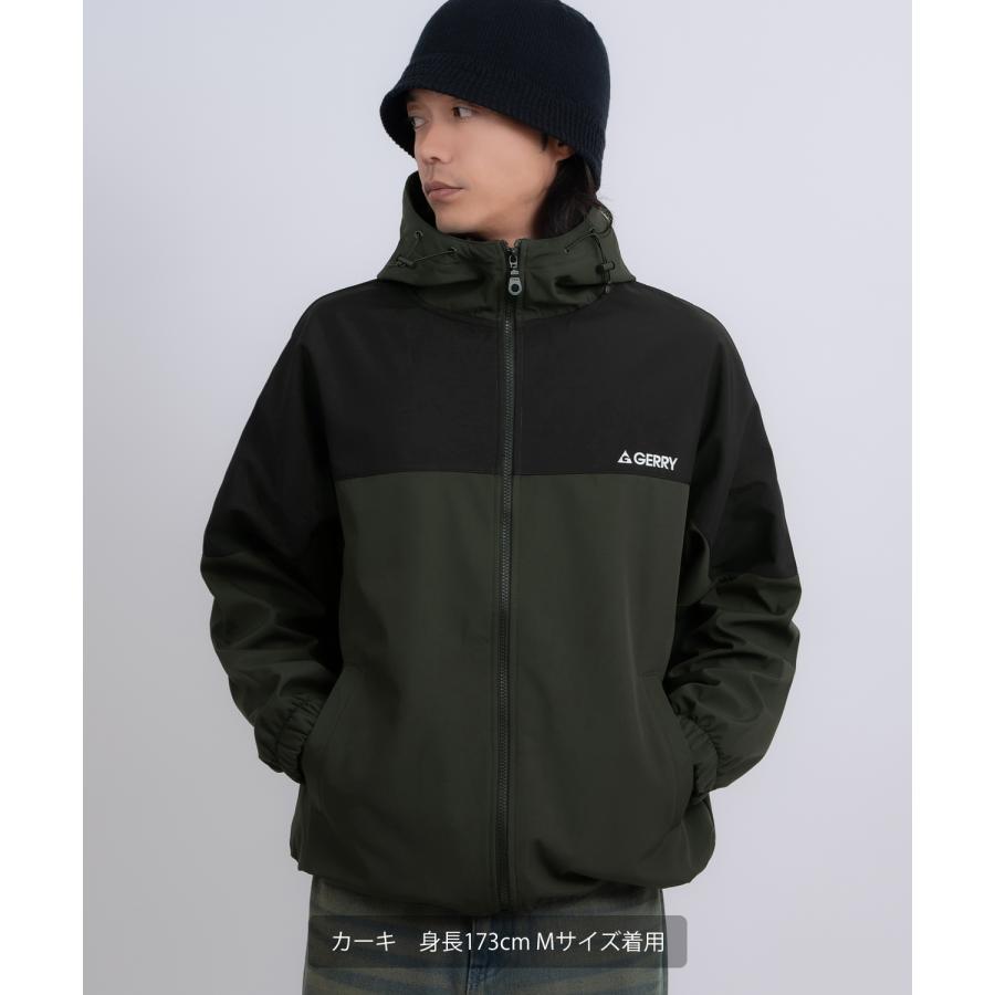 マウンテンパーカー メンズ GERRY ジェリー ワンポイント ブルゾン ウインドブレーカー アウトドア ストリート アメカジ 古着MIX ブラック チャコール | GERRY | 08
