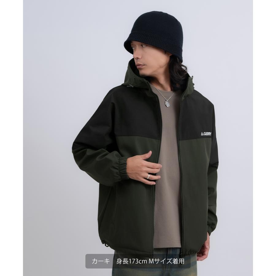 マウンテンパーカー メンズ GERRY ジェリー ワンポイント ブルゾン ウインドブレーカー アウトドア ストリート アメカジ 古着MIX ブラック チャコール | GERRY | 10