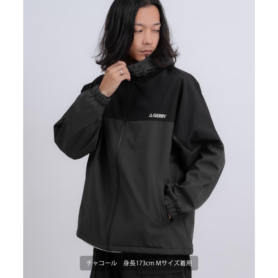 マウンテンパーカー メンズ GERRY ジェリー ワンポイント ブルゾン ウインドブレーカー アウトドア ストリート アメカジ 古着MIX ブラック チャコール | GERRY | 12