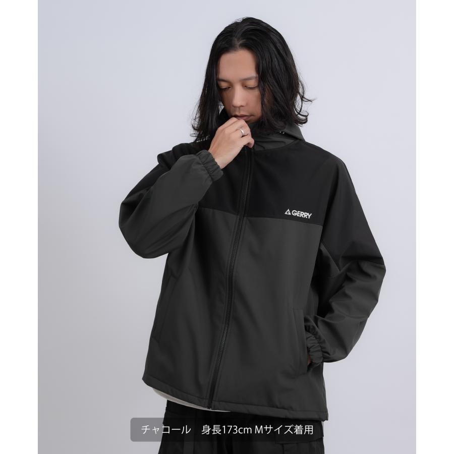 マウンテンパーカー メンズ GERRY ジェリー ワンポイント ブルゾン ウインドブレーカー アウトドア ストリート アメカジ 古着MIX ブラック チャコール | GERRY | 13