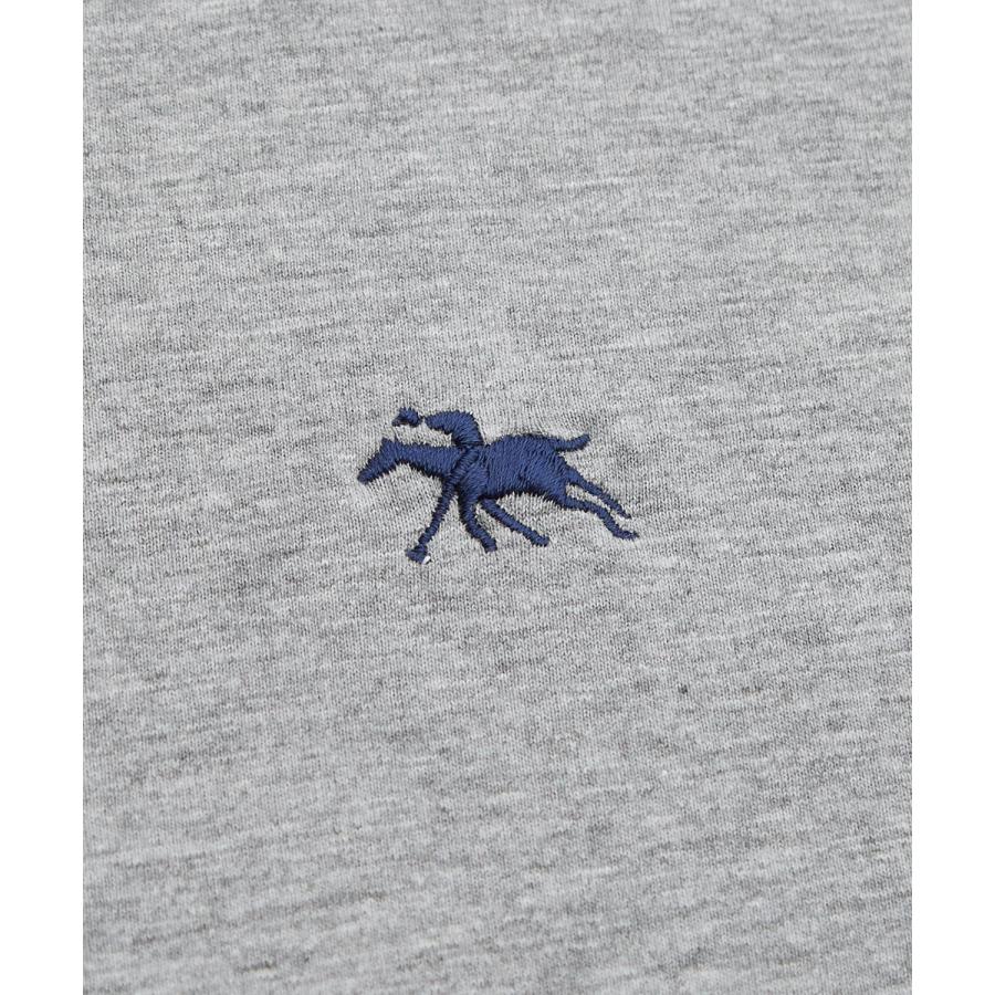 長袖Tシャツ メンズ POLO CHAMPS ワンポイント刺しゅう ポニー カットソー 大きめ カジュアル ストリート ブラック チャコール グレー ネイビー ホワイト | improves | 23