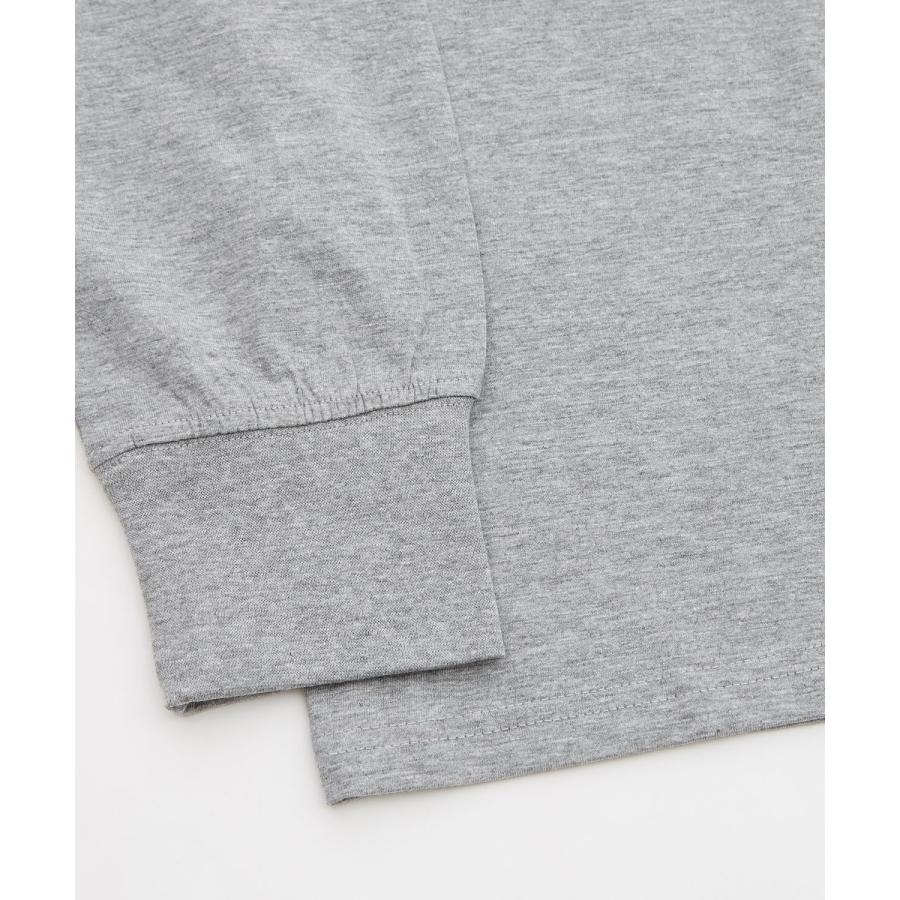 長袖Tシャツ メンズ POLO CHAMPS ワンポイント刺しゅう ポニー カットソー 大きめ カジュアル ストリート ブラック チャコール グレー ネイビー ホワイト | improves | 24