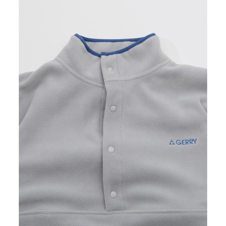 フリース メンズ GERRY ジェリー ハーフスナップ プルオーバー ライトアウター アウトドア ストリート アメカジ 古着MIX ホワイト ブラック イエロー | GERRY | 23