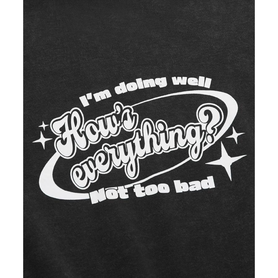 トレーナー メンズ CVC 半起毛 スウェット クルーネック 長袖 プリント ストリート スケーター 古着MIX 韓国ファッション ブラック | improves | 12