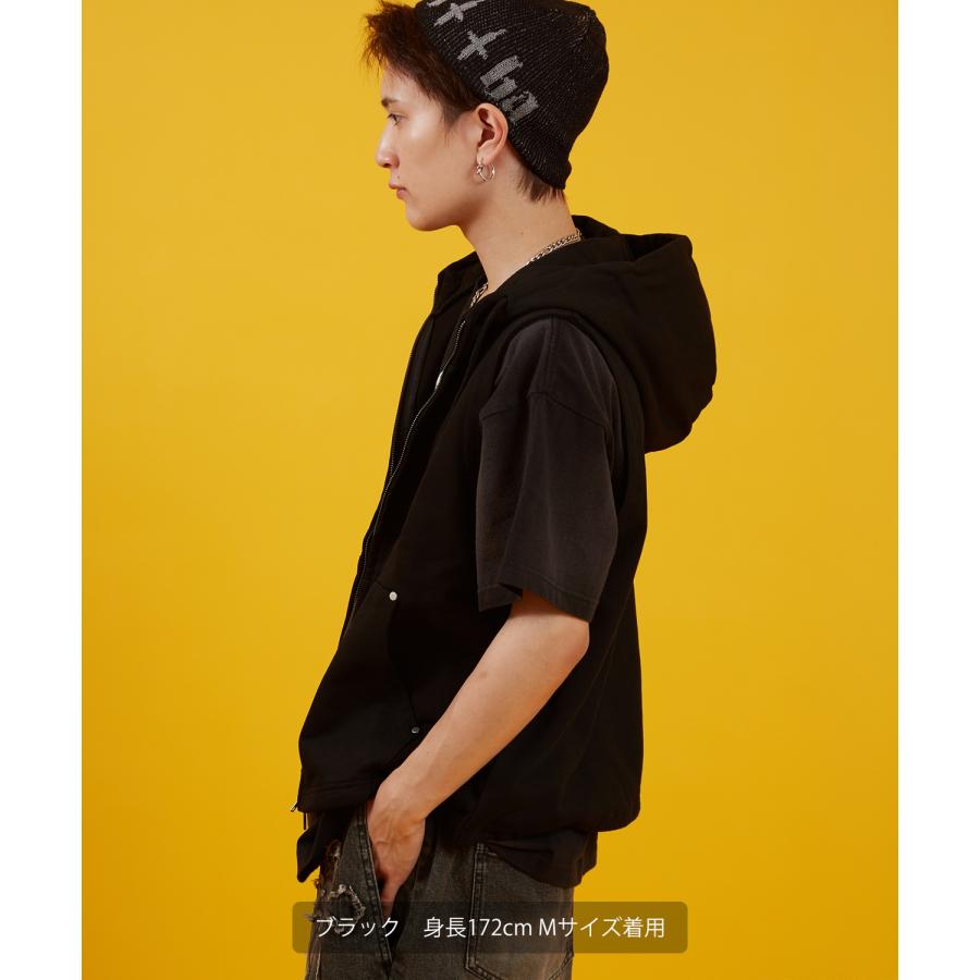 パーカー メンズ レディース ベスト スウェット ノースリーブ ジップ アメカジ カジュアル スケーター ストリート 古着MIX 韓国ファッション | improves | 05