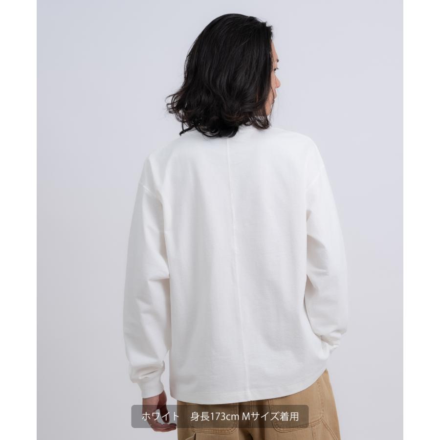 長袖Tシャツ メンズ GERRY ジェリー カットソー ワンポイント ピスネーム 高ストレッチ性 アウトドア ストリート アメカジ 古着MIX ホワイト ブラック | GERRY | 14