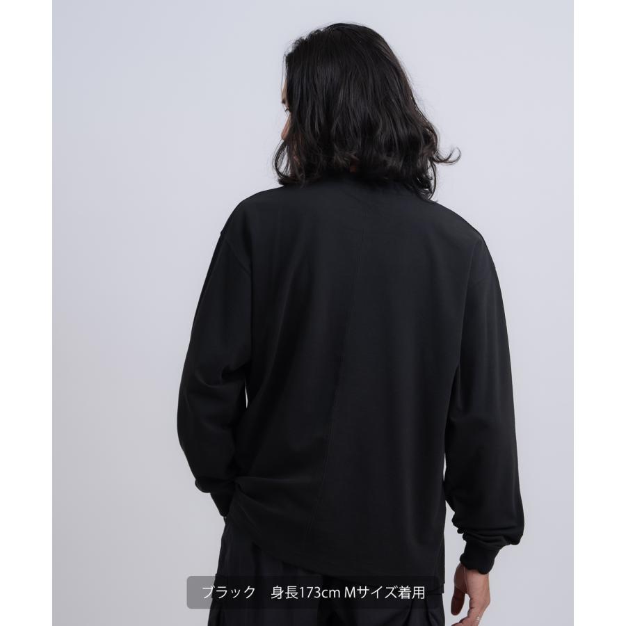 長袖Tシャツ メンズ GERRY ジェリー カットソー ワンポイント ピスネーム 高ストレッチ性 アウトドア ストリート アメカジ 古着MIX ホワイト ブラック | GERRY | 19