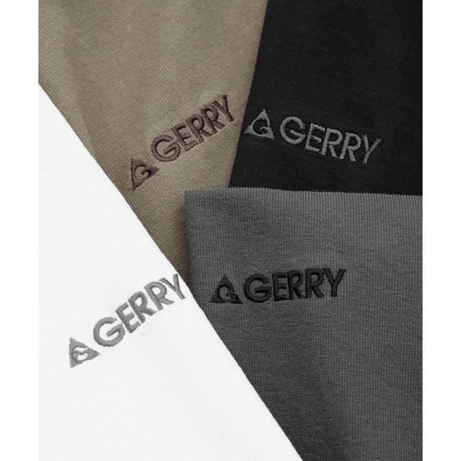 長袖Tシャツ メンズ GERRY ジェリー カットソー ワンポイント ピスネーム 高ストレッチ性 アウトドア ストリート アメカジ 古着MIX ホワイト ブラック | GERRY | 21