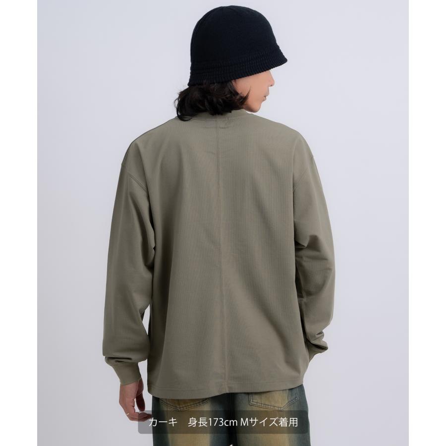 長袖Tシャツ メンズ GERRY ジェリー カットソー ワンポイント ピスネーム 高ストレッチ性 アウトドア ストリート アメカジ 古着MIX ホワイト ブラック | GERRY | 11