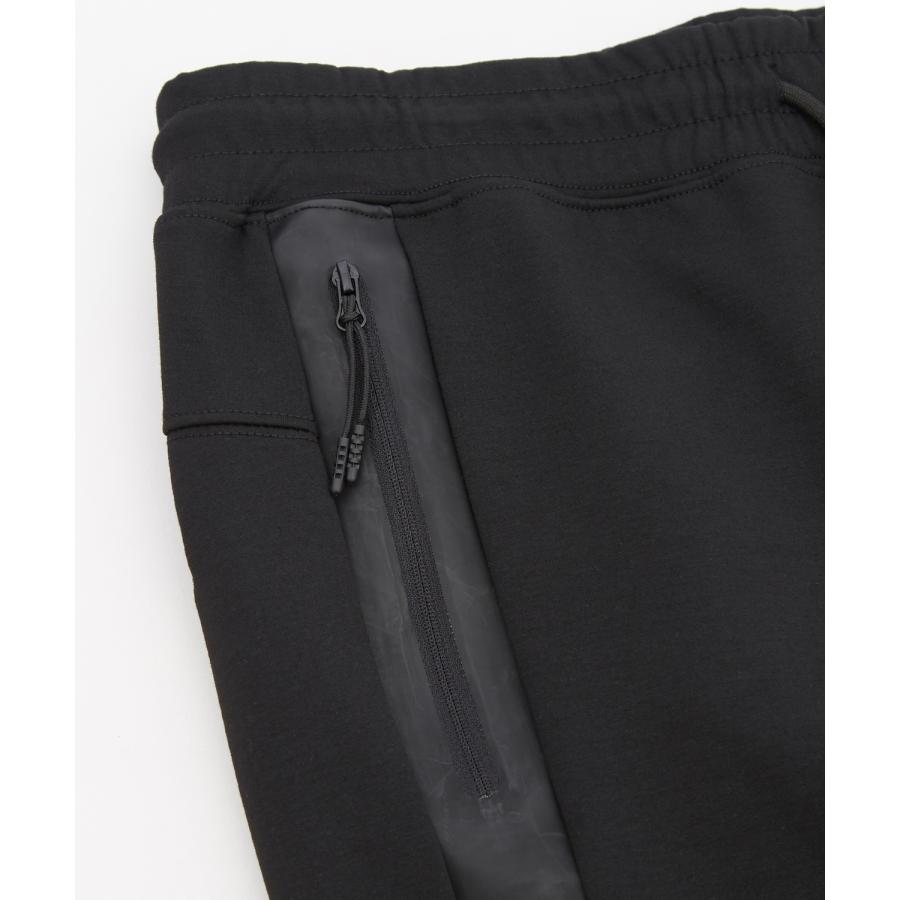 ジョガーパンツ メンズ テックパンツ リブパンツ イージーパンツ スリムパンツ アメカジ ストリート スポーツMIX タックウェア ブラック | improves | 11