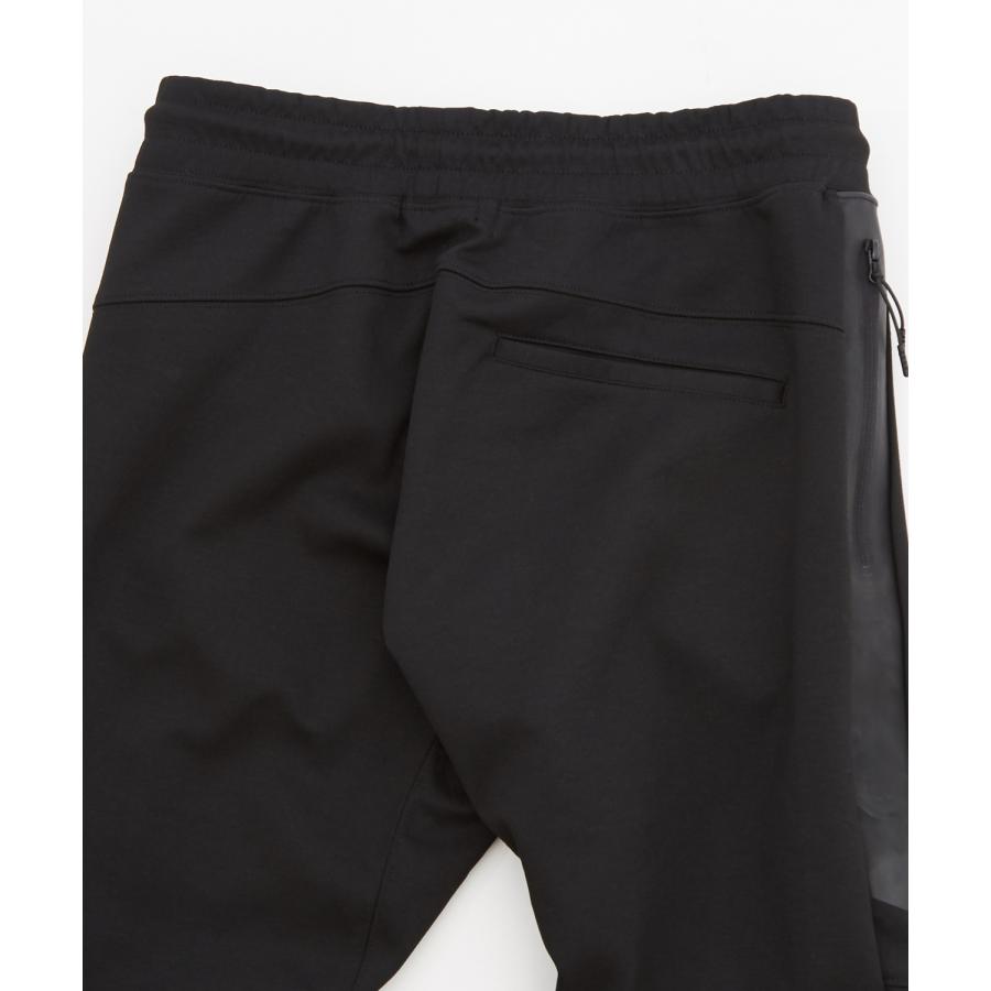 ジョガーパンツ メンズ テックパンツ リブパンツ イージーパンツ スリムパンツ アメカジ ストリート スポーツMIX タックウェア ブラック | improves | 09