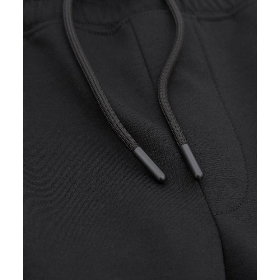 ジョガーパンツ メンズ テックパンツ リブパンツ イージーパンツ スリムパンツ アメカジ ストリート スポーツMIX タックウェア ブラック | improves | 10