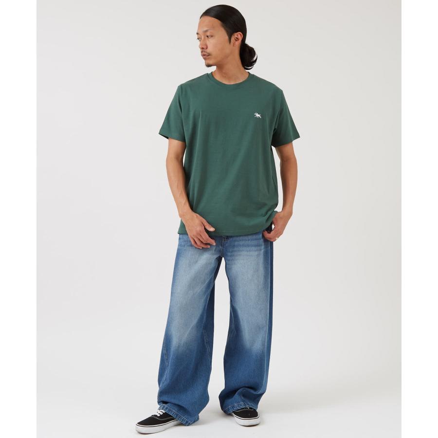 半袖Tシャツ メンズ POLOCHAMPS バッグロゴ ポニー カットソー 大きめ カジュアル ストリート ブラック チャコール ホワイト | improves | 22