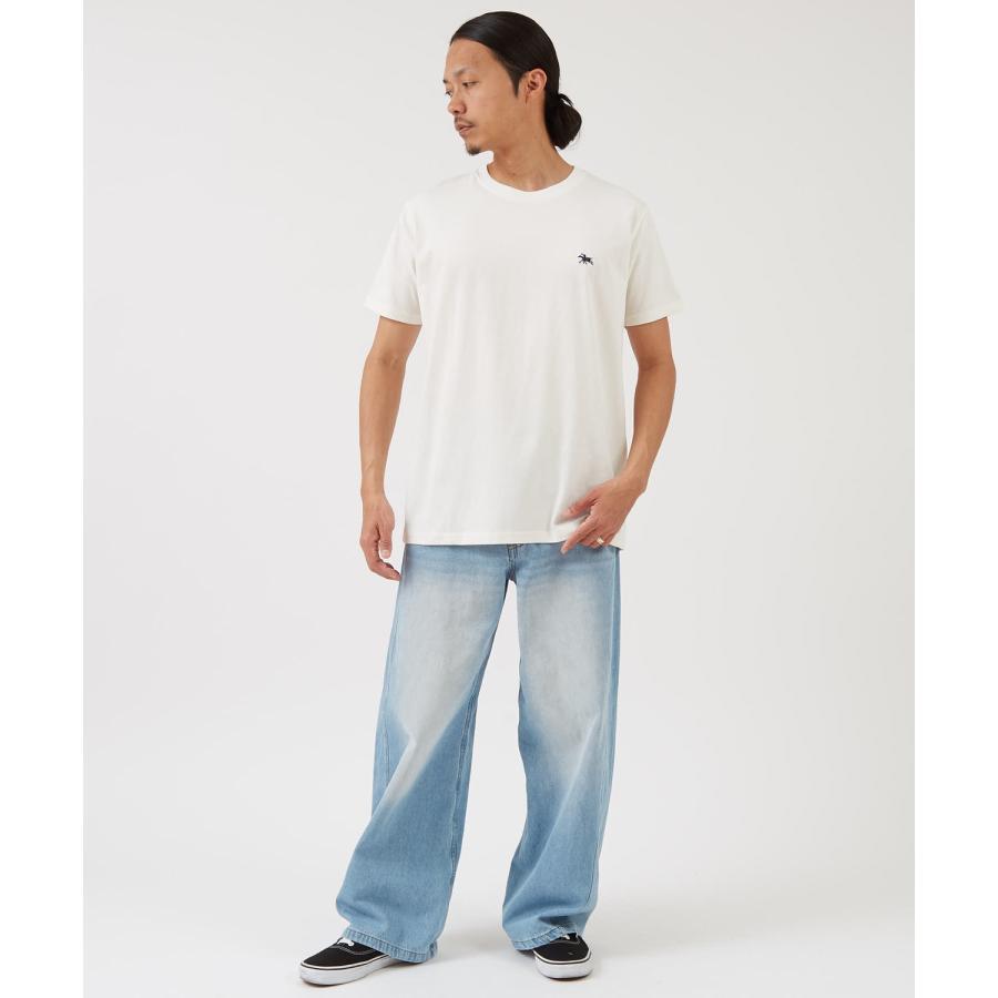 半袖Tシャツ メンズ POLOCHAMPS バッグロゴ ポニー カットソー 大きめ カジュアル ストリート ブラック チャコール ホワイト | improves | 13