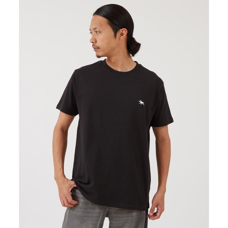 半袖Tシャツ メンズ POLOCHAMPS バッグロゴ ポニー カットソー 大きめ カジュアル ストリート ブラック チャコール ホワイト | improves | 14