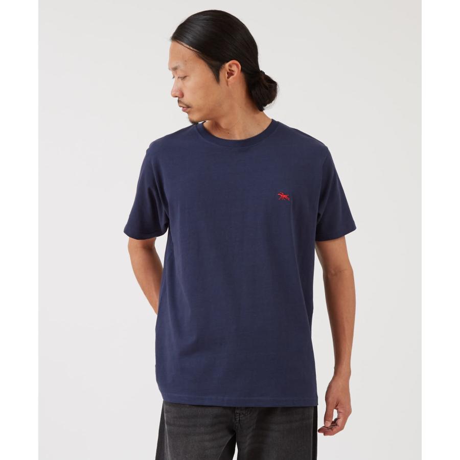 半袖Tシャツ メンズ POLOCHAMPS バッグロゴ ポニー カットソー 大きめ カジュアル ストリート ブラック チャコール ホワイト | improves | 17