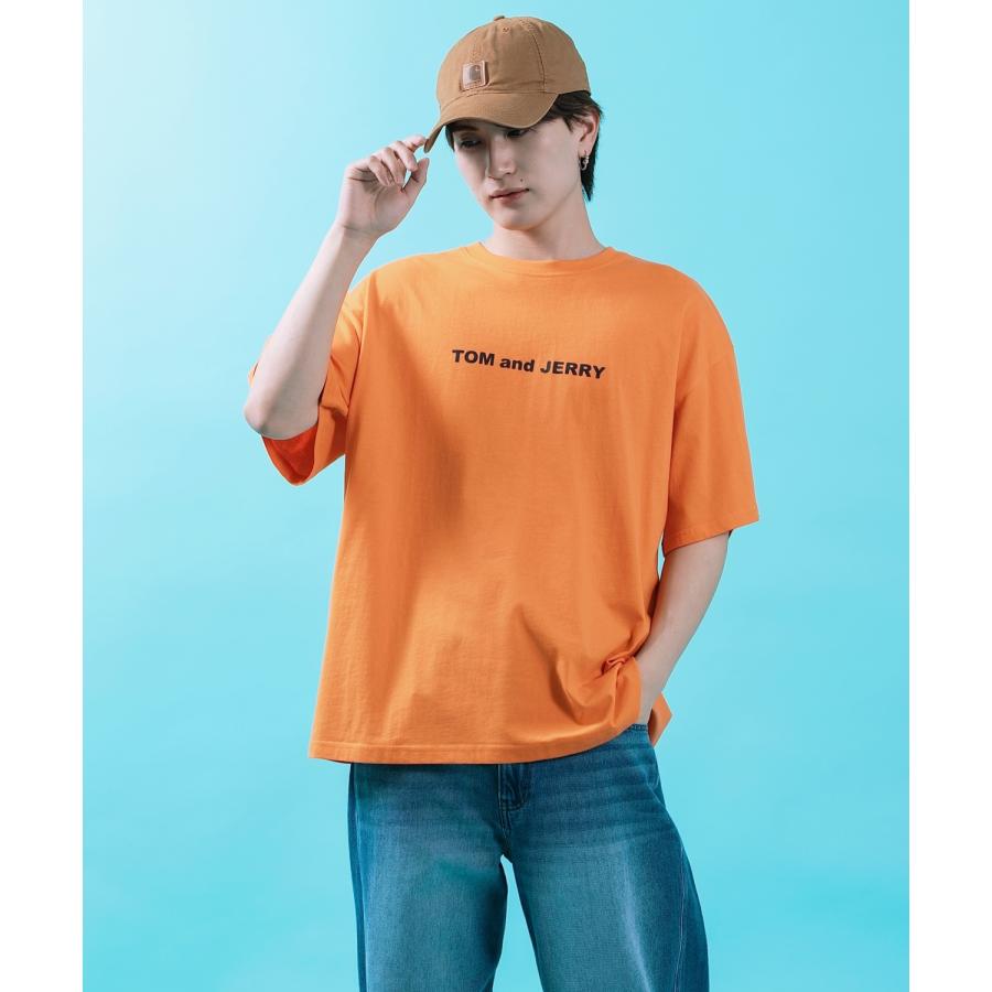半袖Tシャツ メンズ TOM&JERRY トムとジェリー プリント カットソー カートゥーン 大きめ アメカジ カジュアル スケーター ストリート 古着MIX | improves | 18