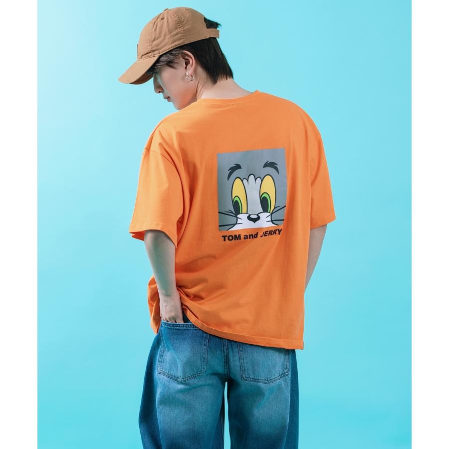 半袖Tシャツ メンズ TOM&JERRY トムとジェリー プリント カットソー カートゥーン 大きめ アメカジ カジュアル スケーター ストリート 古着MIX | improves | 19
