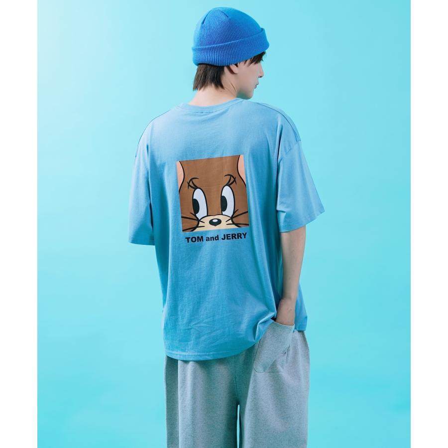 半袖Tシャツ メンズ TOM&JERRY トムとジェリー プリント カットソー カートゥーン 大きめ アメカジ カジュアル スケーター ストリート 古着MIX | improves | 22