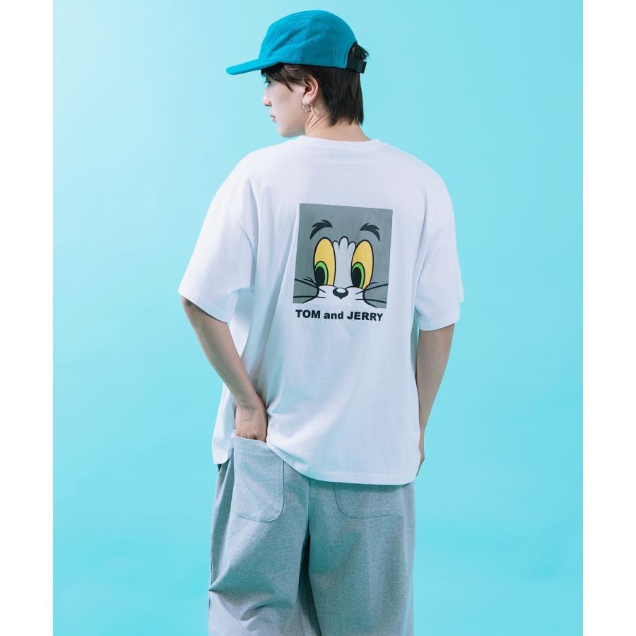 半袖Tシャツ メンズ TOM&JERRY トムとジェリー プリント カットソー カートゥーン 大きめ アメカジ カジュアル スケーター ストリート 古着MIX | improves | 08