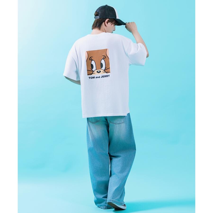 半袖Tシャツ メンズ TOM&JERRY トムとジェリー プリント カットソー カートゥーン 大きめ アメカジ カジュアル スケーター ストリート 古着MIX | improves | 11