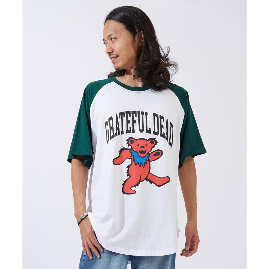 半袖Tシャツ メンズ GRATEFUL DEAT グレイトフルデッド カットソー ラグラン キャラクター オーバーサイズ ビッグシルエット 大きめ カジュアル アメカジ | improves | 03