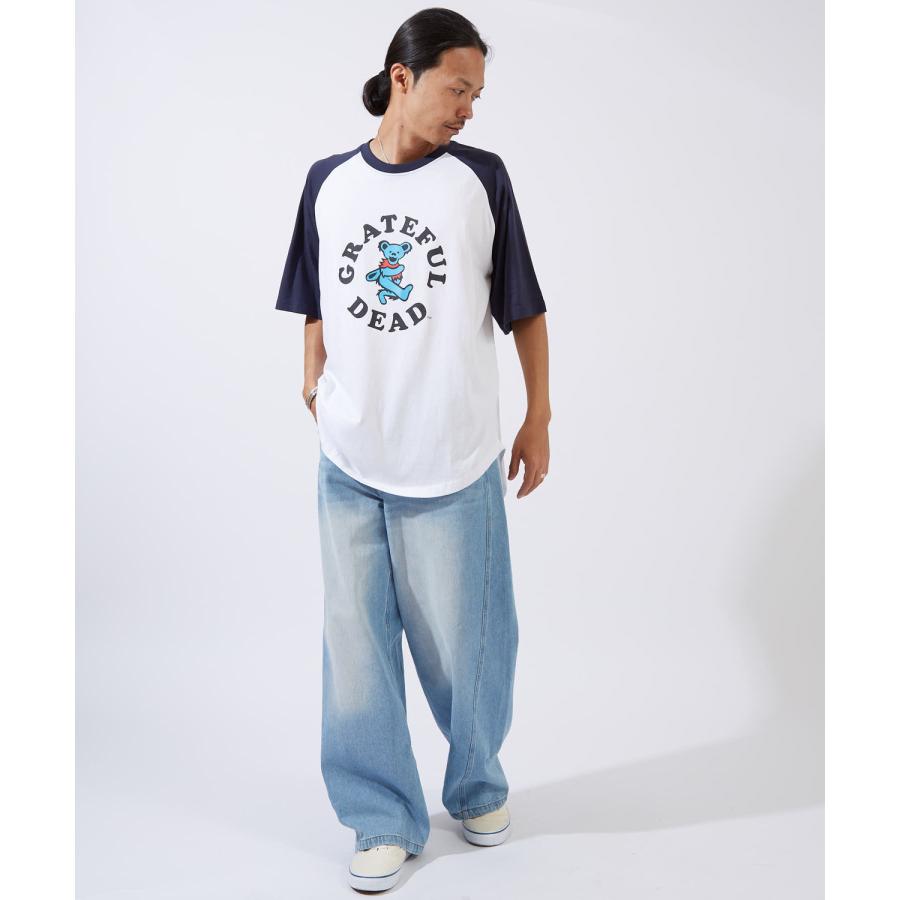 半袖Tシャツ メンズ GRATEFUL DEAT グレイトフルデッド カットソー ラグラン キャラクター オーバーサイズ ビッグシルエット 大きめ カジュアル アメカジ | improves | 17