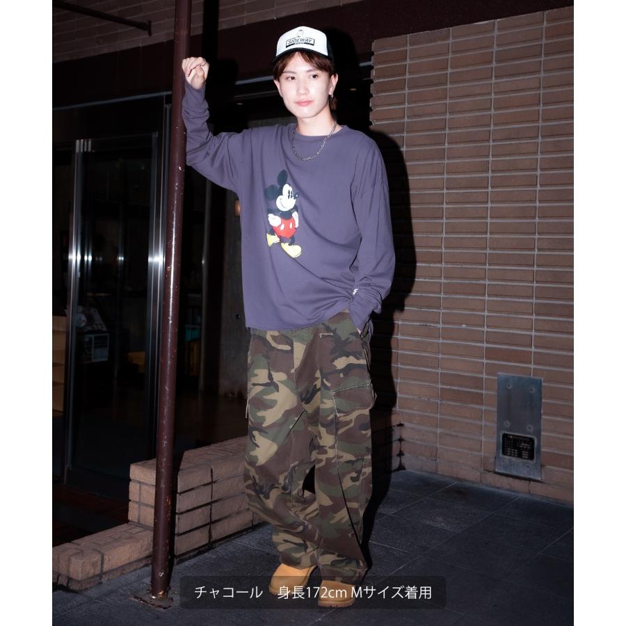 Tシャツ メンズ レディース ミッキーマウス キャラクター トップス ルーズフィット ゆったり カジュアル アメカジ ストリート スケーター 古着MIX | improves | 13