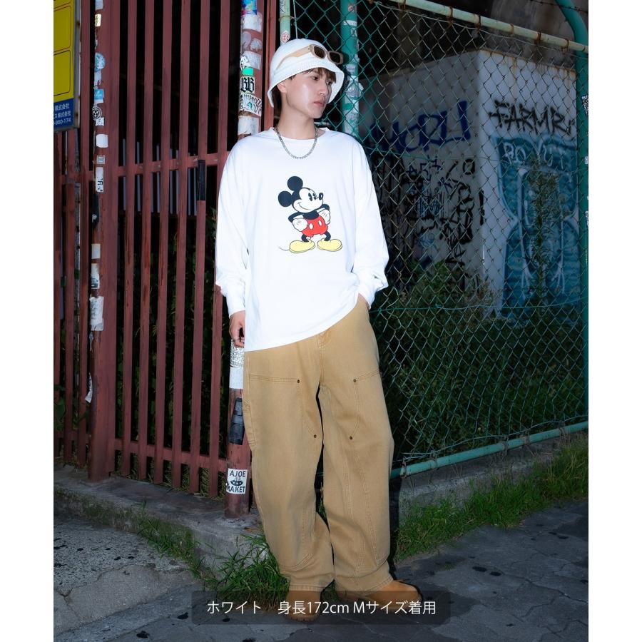 Tシャツ メンズ レディース ミッキーマウス キャラクター トップス ルーズフィット ゆったり カジュアル アメカジ ストリート スケーター 古着MIX | improves | 07