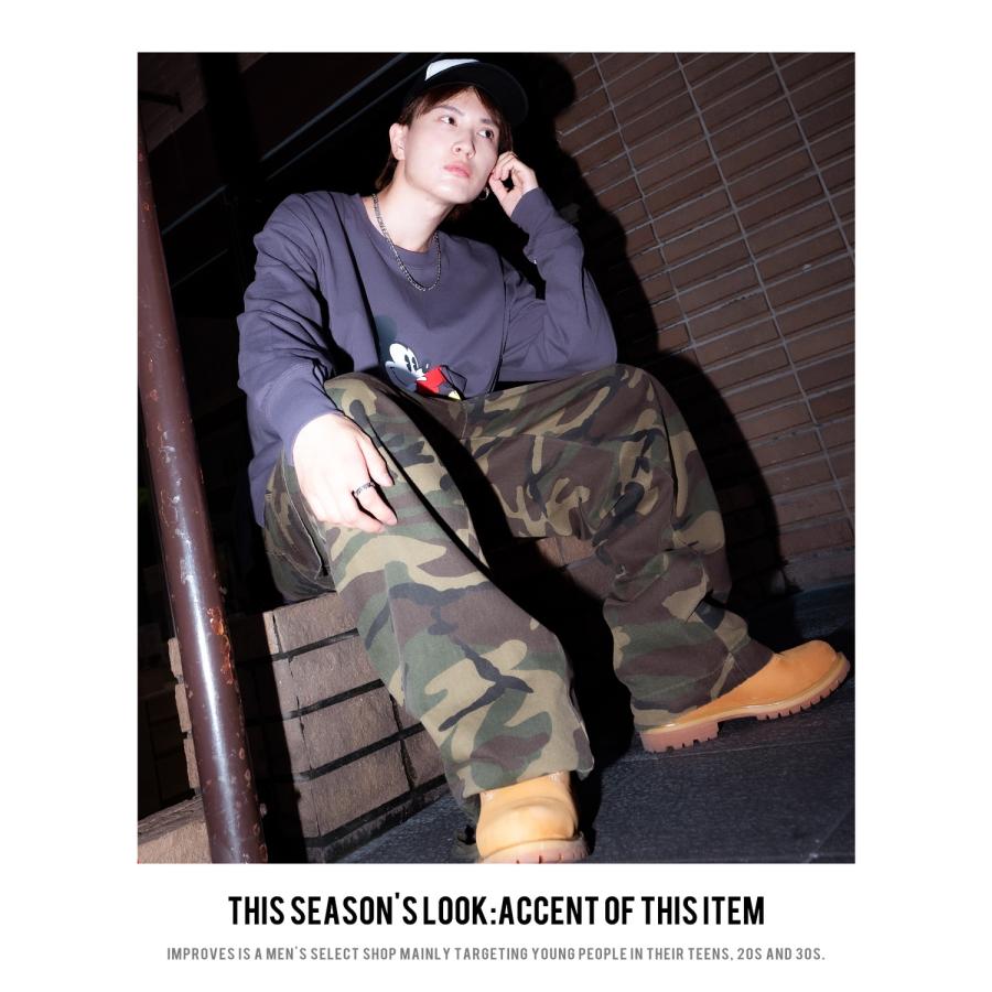 Tシャツ メンズ レディース ミッキーマウス キャラクター トップス ルーズフィット ゆったり カジュアル アメカジ ストリート スケーター 古着MIX | improves | 09