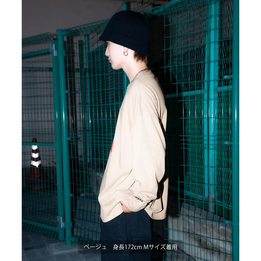 カットソー メンズ ミッキーマウス キャラT キャラクター Tシャツ トップス 綿100％ ロング スリーブ カジュアル アメカジ ストリート スケーター 古着MIX | improves | 12