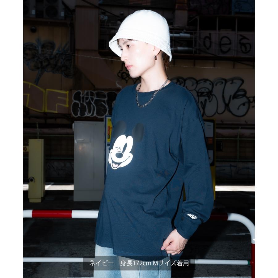 Tシャツ メンズ レディース ミッキーマウス グッズ キャラT キャラクター トップス 綿100％ ロング スリーブ カジュアル ストリート スケーター 古着MIX | improves | 11