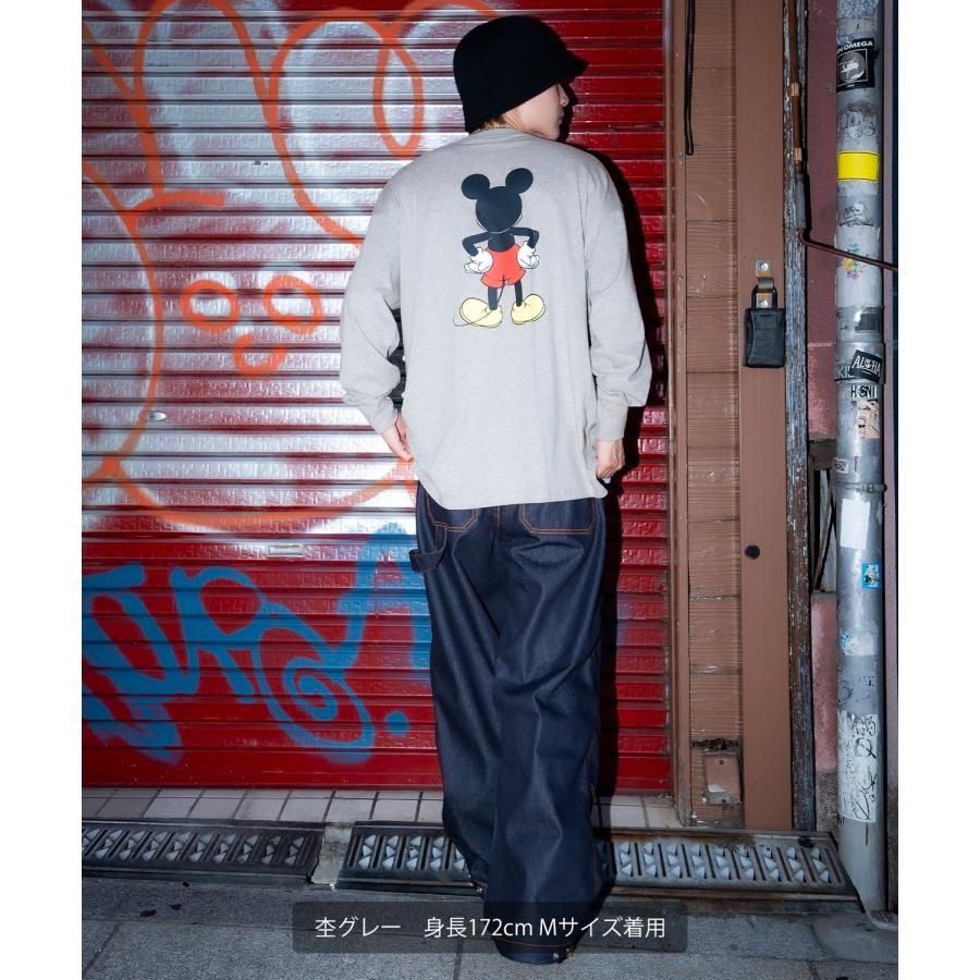 長袖Tシャツ メンズ レディース ミッキーマウス グッズ キャラT キャラクター トップス 綿100％ ロング スリーブ カジュアル ストリート スケーター 古着MIX | improves | 13