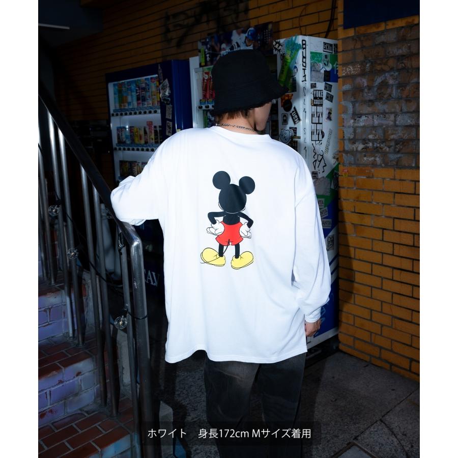 長袖Tシャツ メンズ レディース ミッキーマウス グッズ キャラT キャラクター トップス 綿100％ ロング スリーブ カジュアル ストリート スケーター 古着MIX | improves | 03
