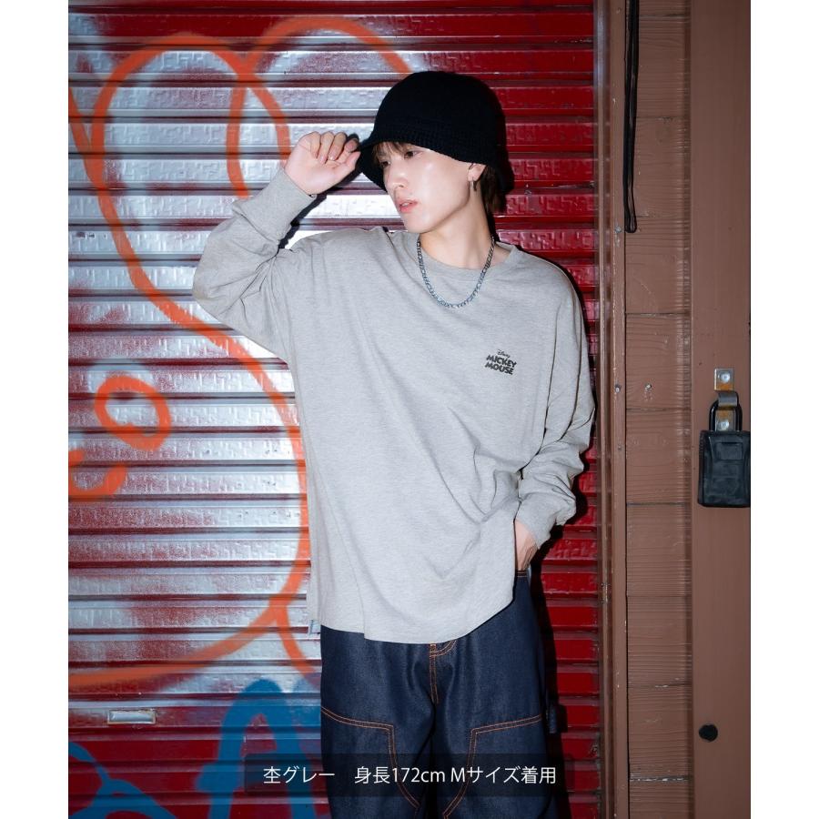 長袖Tシャツ メンズ レディース ミッキーマウス グッズ キャラT キャラクター トップス 綿100％ ロング スリーブ カジュアル ストリート スケーター 古着MIX | improves | 10